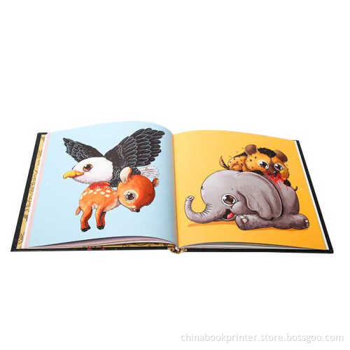 4C / 4C 250 GSM Chrome Paper English story Custom Childrens Book Printing